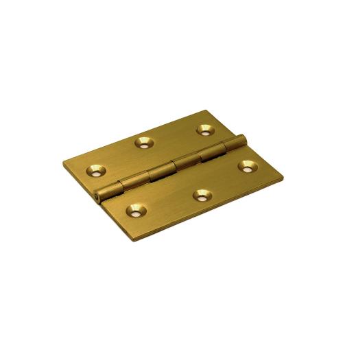 Smalscharnier messing 50x40x1.8mm rechthoekig product photo