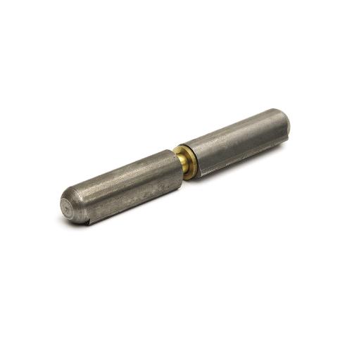 Aanlaspaumelle blank met messing pen en ring bolle kop HPL WR 1 140x16mm product photo