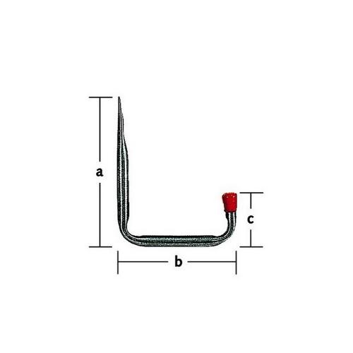 Ophanghaak gegalvaniseerd 300x250x91mm product photo