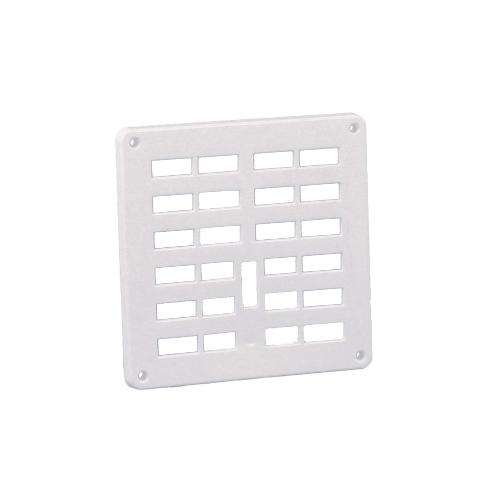 Voorfront kunststof wit voor schuifrooster 160x160mm product photo