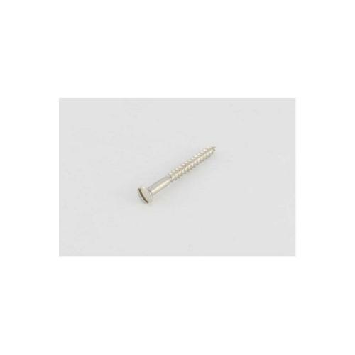 Houtschroef messing vernikkeld lenskop zaagsnede 5.0x50mm product photo