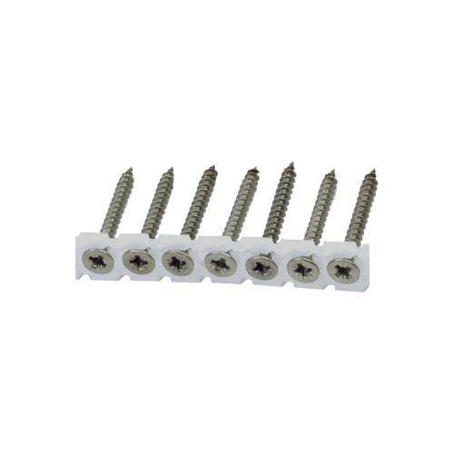 Spaanplaatschroef op band geel verzinkt platkop 4.0x25mm product photo