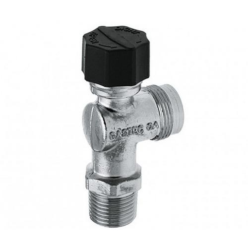 Gaskomfoor- of aansluitkraan chroom haaks gedraaide moer 1/2 duims x M24 product photo