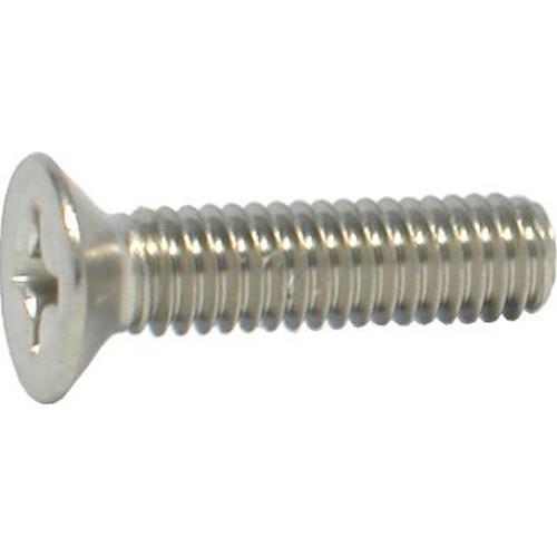 Metaalschroef RVS A2 DIN 965 platkop PH3 M6x30 product photo