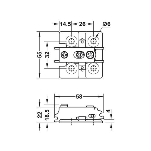 Montageplaat vernikkeld voor inboorsch. deuren tot 900mm product photo https://media.isero.nl/Isero-IseroNL-Site/images/L/353568_2.jpg L