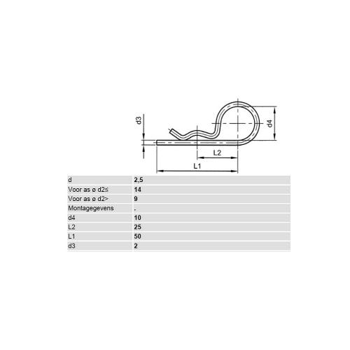 Borgclip (haarspeld) 2mm product photo https://media.isero.nl/Isero-IseroNL-Site/images/L/359300_1.jpg L