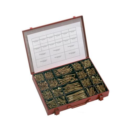 Spaanplaatschroevenset in kist product photo