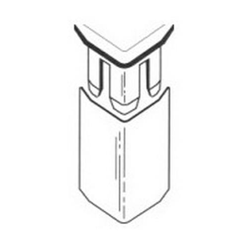 Afdekkapje hoekbeschermer 25x25mm product photo