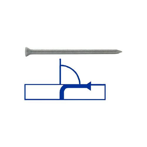 Regelnagels gegalvaniseerd bolkop 4.5x100mm 100st product photo