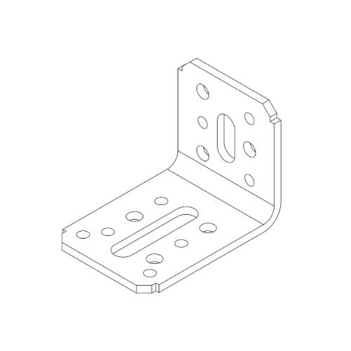 Hoekanker XS sendzimir verzinkt 75x100mm 70x5mm product photo https://media.isero.nl/Isero-IseroNL-Site/images/L/363263_5.jpg L