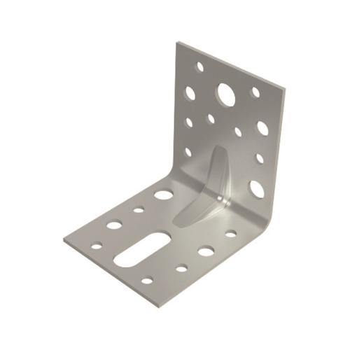 Hoekanker met ril sendzimir verzinkt 70x70mm 57x2mm product photo