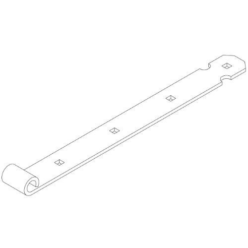 Heng zwart gecoat 400mm 40x5mm pen 16mm product photo https://media.isero.nl/Isero-IseroNL-Site/images/L/363740_5.jpg L