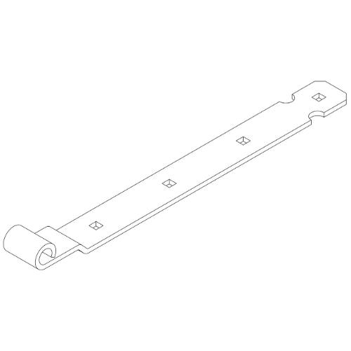 Heng vlakwerk zwart gecoat 400mm 40x5mm pen 16mm product photo https://media.isero.nl/Isero-IseroNL-Site/images/L/363773_5.jpg L