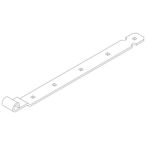 Heng vlakwerk zwart gecoat 500mm 40x5mm pen 16mm product photo https://media.isero.nl/Isero-IseroNL-Site/images/L/363774_5.jpg L