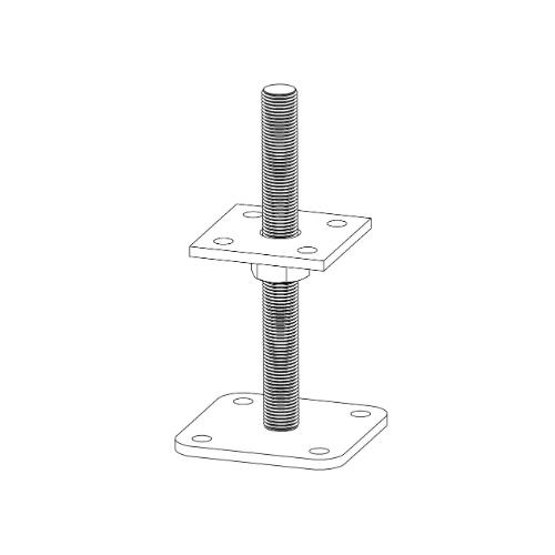 Pergolasteun vert. verstelb. th. verz. 80x80x8mm 100x100mm product photo https://media.isero.nl/Isero-IseroNL-Site/images/L/363872_5.jpg L