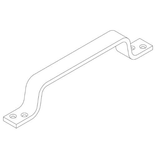Handgreep gegalvaniseerd 20x5mm 210mm 73421 product photo https://media.isero.nl/Isero-IseroNL-Site/images/L/364013_5.jpg L