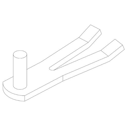 Klauwduim halfsteens gegalvaniseerd 160mm 45x8mm pen 16mm product photo https://media.isero.nl/Isero-IseroNL-Site/images/L/364028_5.jpg L
