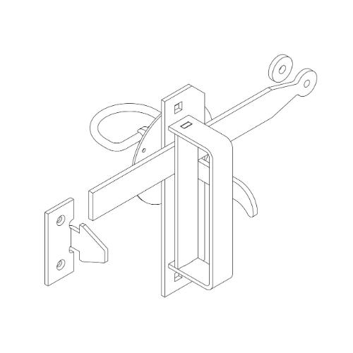 Wieringermeerklinkstel met plaatneus thermisch verzinkt 71411 product photo https://media.isero.nl/Isero-IseroNL-Site/images/L/364033_5.jpg L