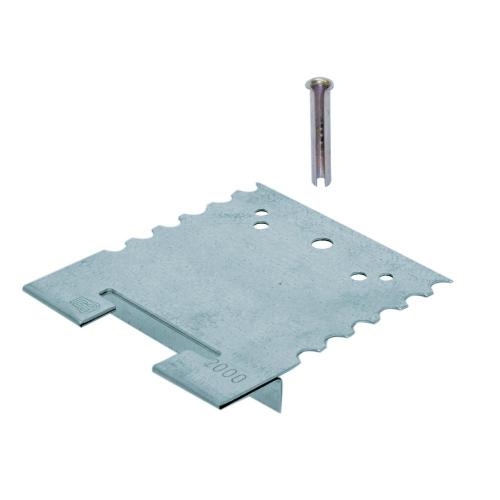 RB-Spijkerplaat sendzimir verzinkt 117x126mm incl. spanhuls 10120 product photo