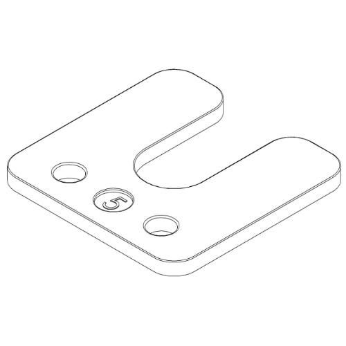 Drukplaat met sleuf rood kunststof 70x70mm 5mm 34745 product photo https://media.isero.nl/Isero-IseroNL-Site/images/L/364125_5.jpg L