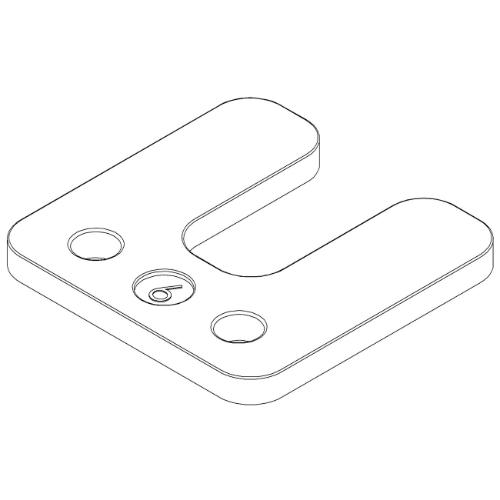 Drukplaat met sleuf transp. kunststof 70x70mm 6mm 34746 product photo https://media.isero.nl/Isero-IseroNL-Site/images/L/364126_5.jpg L