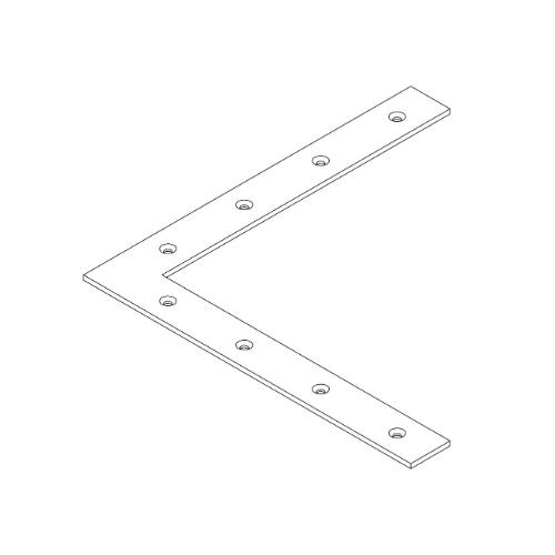 Raamhoek zink magnesium 36x4mm recht 300x300mm product photo https://media.isero.nl/Isero-IseroNL-Site/images/L/364215_5.jpg L