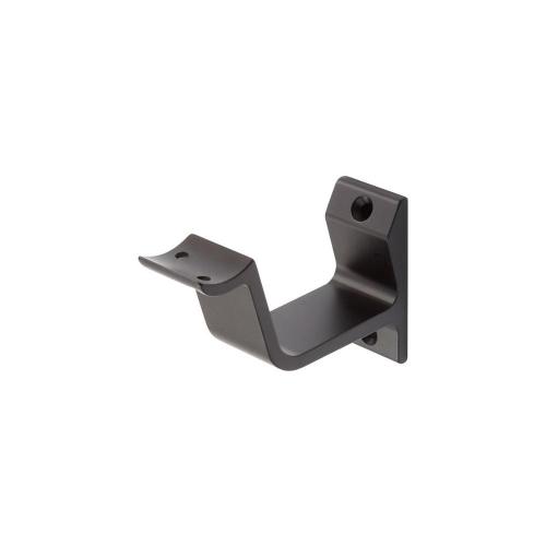 leuninghouder hol opschroevend mat zwart aluminium 3552-18 product photo