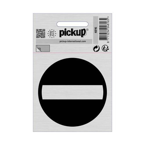 Bord Alulook Verboden toegang 80x80 mm zelfklevend product photo