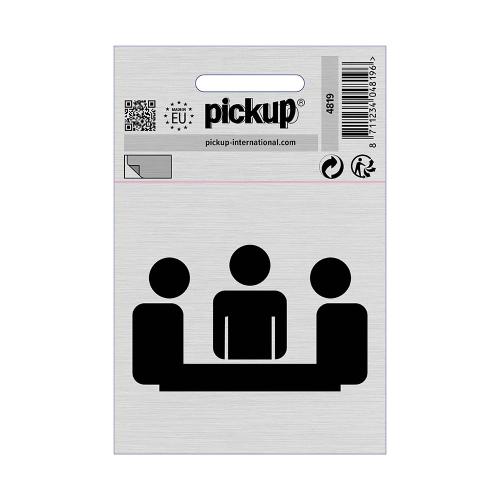 Bord Alulook Vergaderruimte 80x80 mm zelfklevend product photo