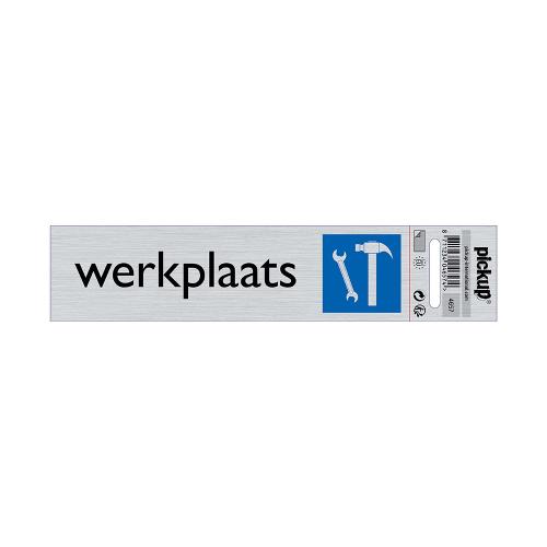 Bord Alulook Werkplaats 165x44 mm zelfklevend product photo