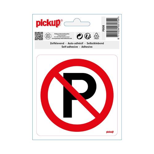 Sticker Verboden te parkeren 100x100 mm product photo