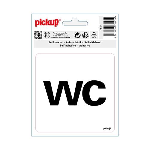 Sticker WC 100x100 mm product photo