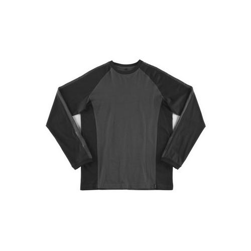 T-shirt lange mouwen donkerantraciet/zwart Bielefeld M product photo