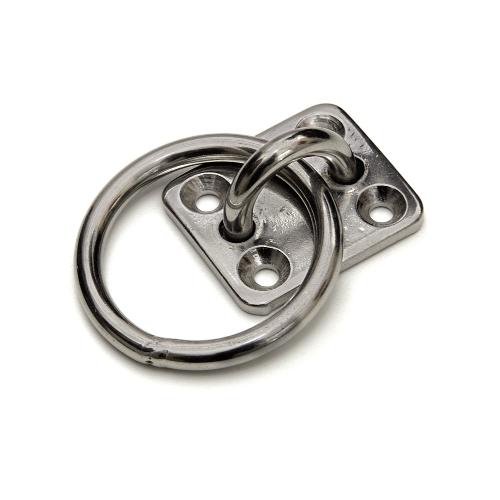 Aanlegring RVS AISI 316 599-50I 8mm op plaat 50x50mm product photo