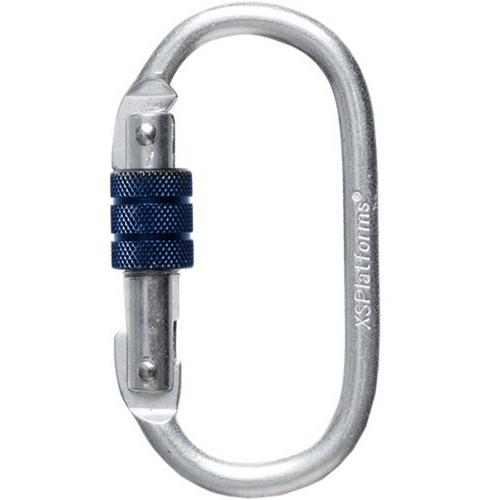 Karabijnhaak met handmatige schroefsluiting staal 25kN 18mm product photo