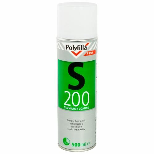 Vlekken-en isoleercoatingspray S200 500ml Wit product photo