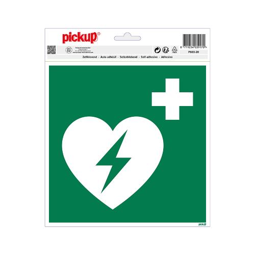 Sticker Aed defibrillator 200x200 mm product photo