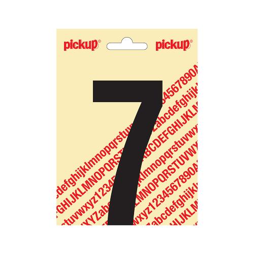 Plakcijfer Nobel 120mm zwart 7 product photo