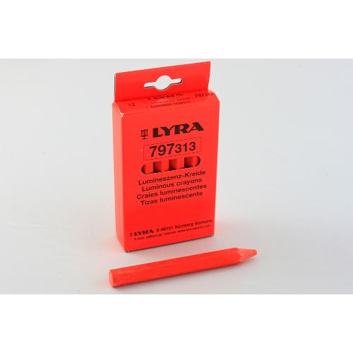 Merkkrijt fluor roodoranje product photo