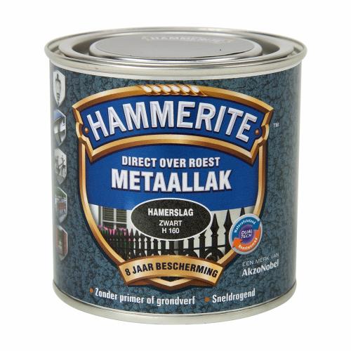 Hammerite hamerslag 250ml zwart product photo