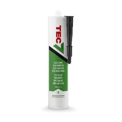 Tec7 lijm- afdichtingskit zwart 310ml product photo