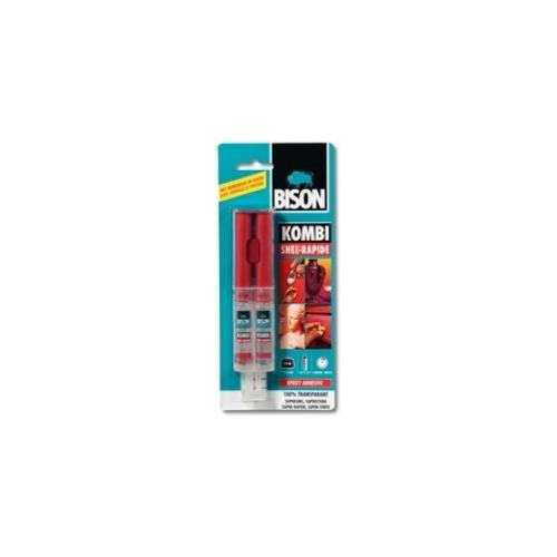 Kombi epoxylijm snel rapide universeel glasheldere 2-componenten - dubbelspuit 24ml product photo