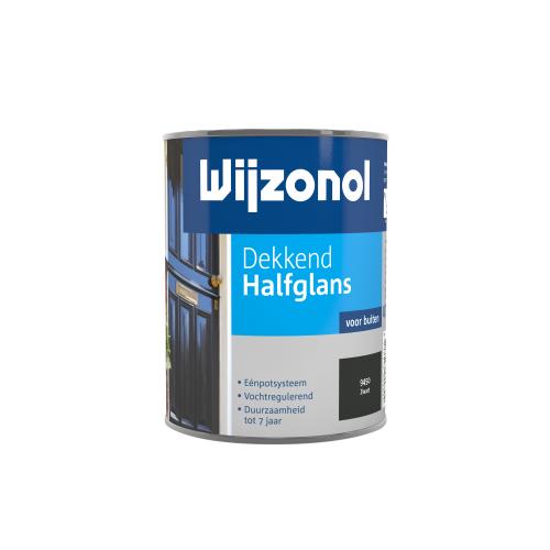 Lak dekkend halfglans kleur 9450 zwart 0.75l product photo