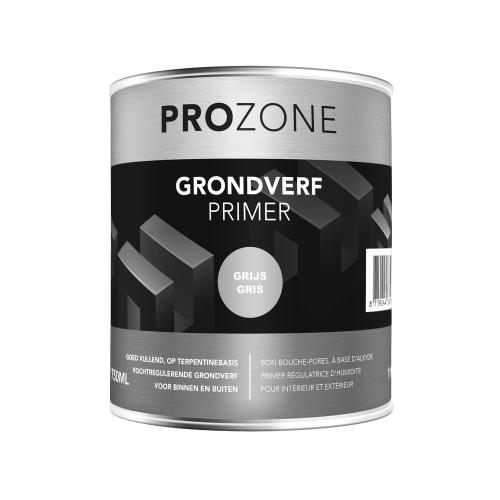Grondverf binnen/buiten 750ml Grijs product photo