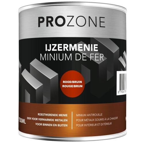 IJzermenie binnen/buiten 750ml Rood/bruin product photo