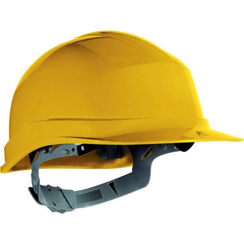 Delta Plus Essential veiligheidshelm schuifinstelling ongeventileerd 8-punts geel Zircon 1 product photo