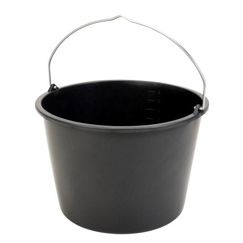 Bouwemmer met knopbeugel L-scala zwaar zwart 20L product photo