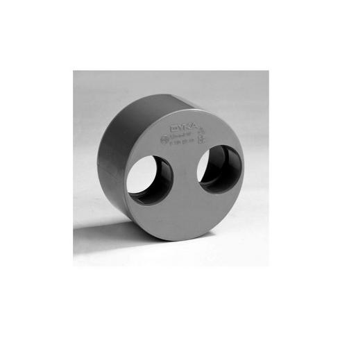 Dyka verloopring inzet pvc grijs dubbel spie/ lijmmof 110x40mm Komo BRL 52100 product photo