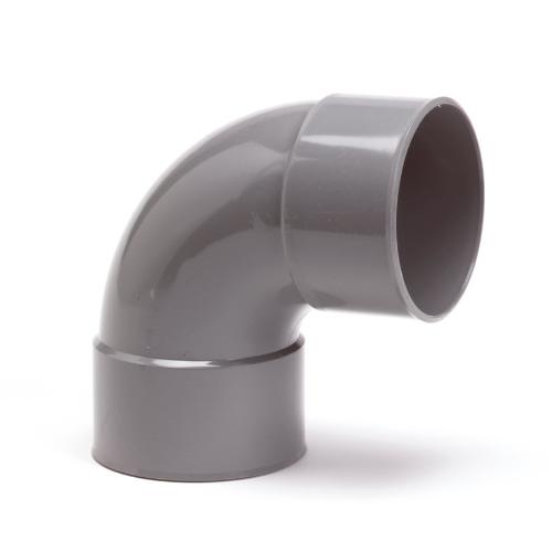 Lijmfitting PVC bocht 90gr 2x mof 75mm product photo