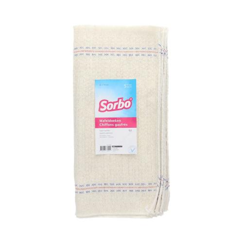 Wafeldoekjes katoen 40x40cm 5st product photo